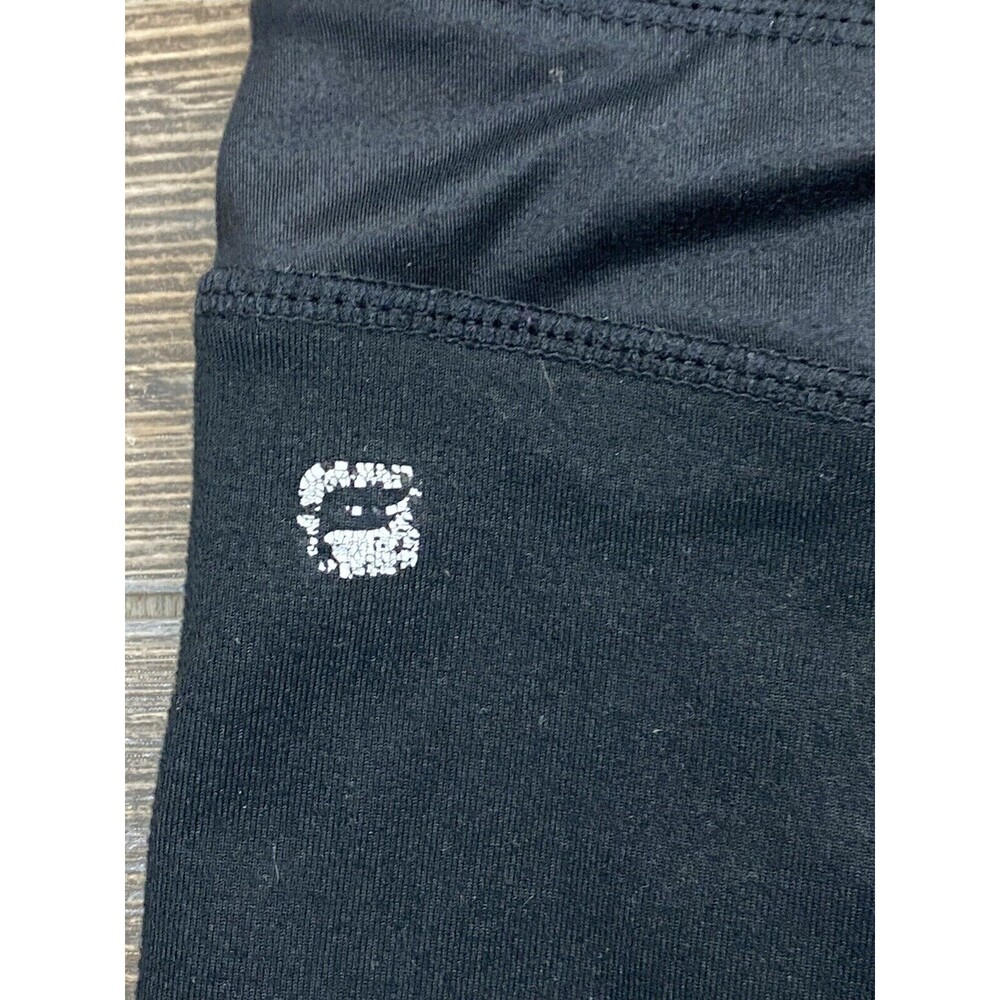 FABLETICS Leggings Cropped/Capri Medium Black Poly/Elastane Waistband Pocket - Picture 6 of 8